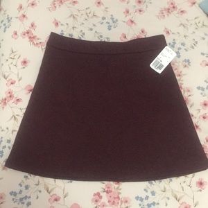 Brand New Burgundy Mini Skirt Forever 21
